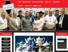 Tablet Screenshot of illinoisauctioneers.org